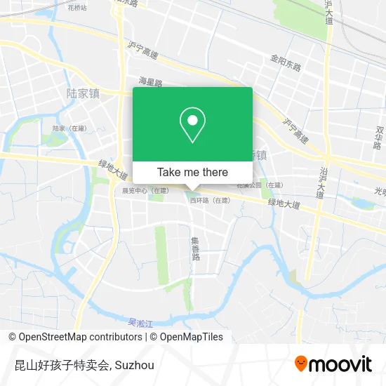 昆山好孩子特卖会 map