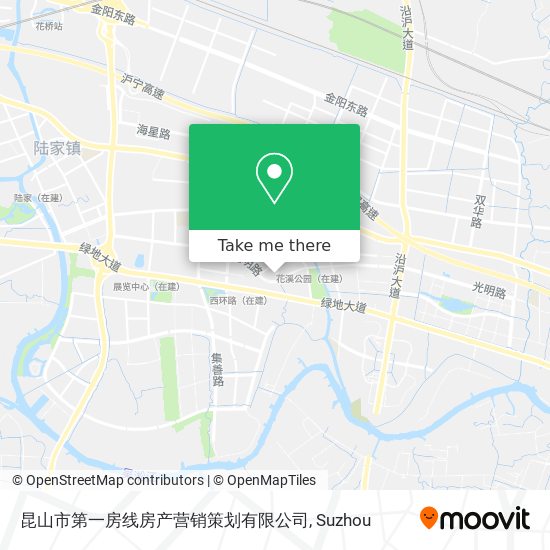 昆山市第一房线房产营销策划有限公司 map
