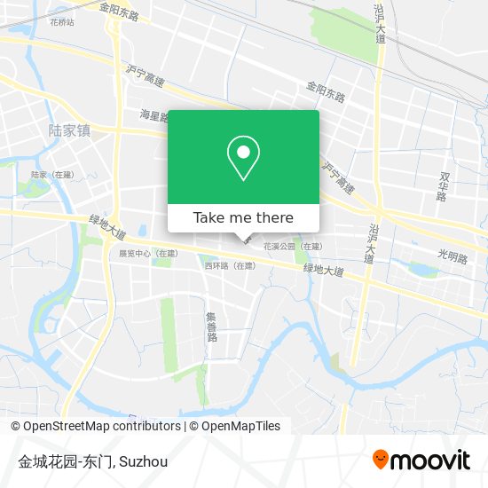 金城花园-东门 map
