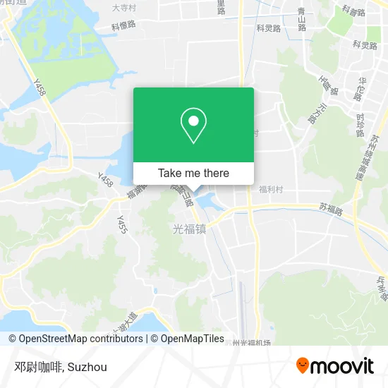 邓尉咖啡 map