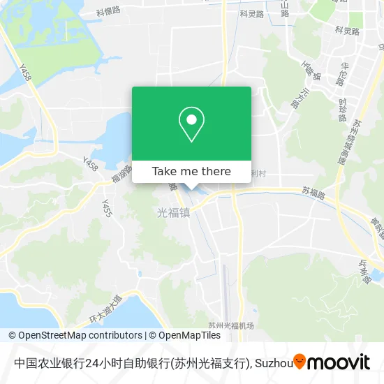 中国农业银行24小时自助银行(苏州光福支行) map