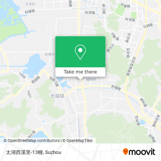 太湖西溪里-13幢 map