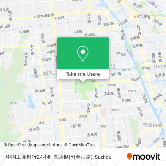 中国工商银行24小时自助银行(金山路) map
