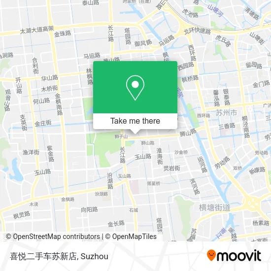 喜悦二手车苏新店 map