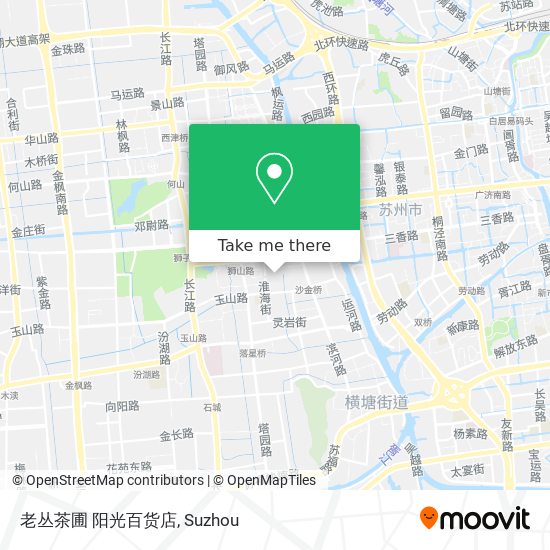 老丛茶圃 阳光百货店 map