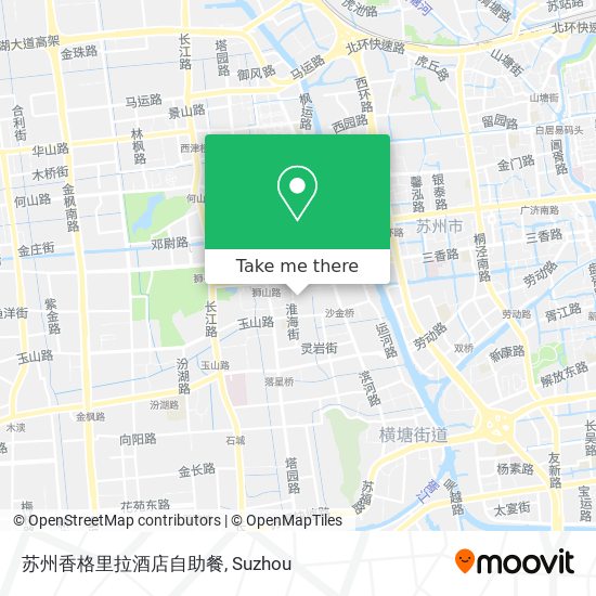 苏州香格里拉酒店自助餐 map