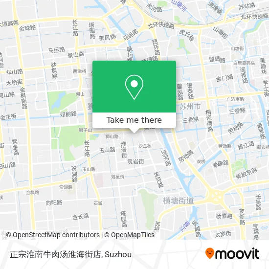 正宗淮南牛肉汤淮海街店 map