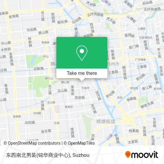 东西南北男装(锦华商业中心) map