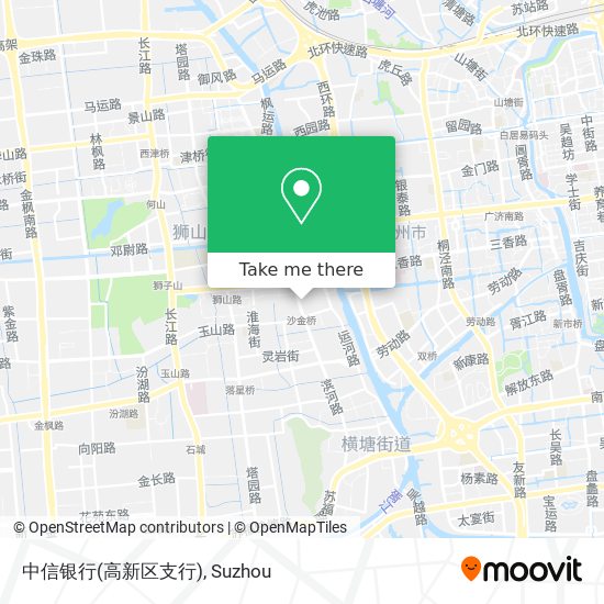 中信银行(高新区支行) map