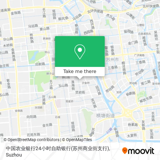 中国农业银行24小时自助银行(苏州商业街支行) map