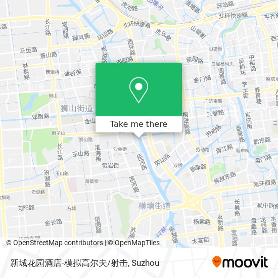 新城花园酒店-模拟高尔夫/射击 map