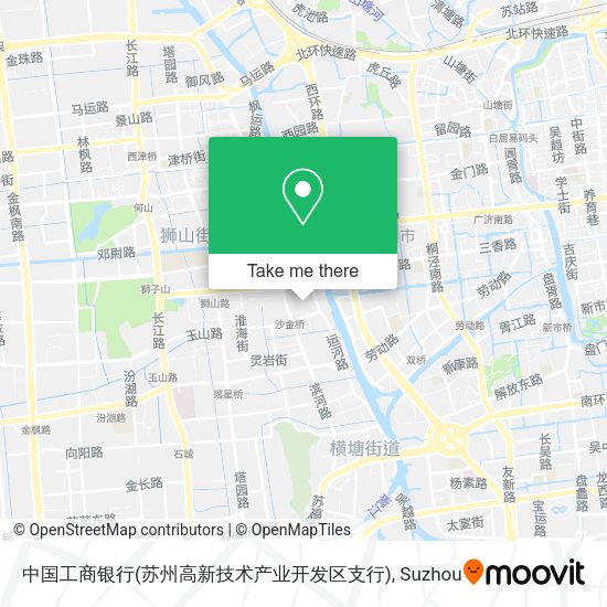 中国工商银行(苏州高新技术产业开发区支行) map