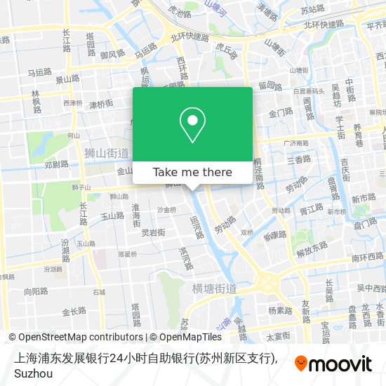 上海浦东发展银行24小时自助银行(苏州新区支行) map