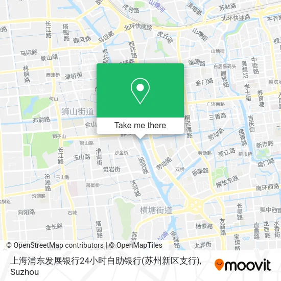 上海浦东发展银行24小时自助银行(苏州新区支行) map