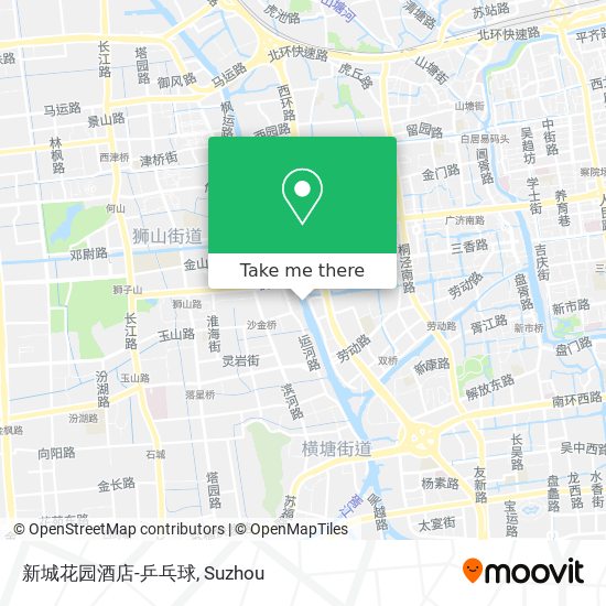 新城花园酒店-乒乓球 map
