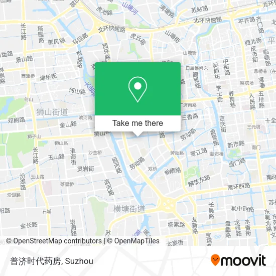 普济时代药房 map