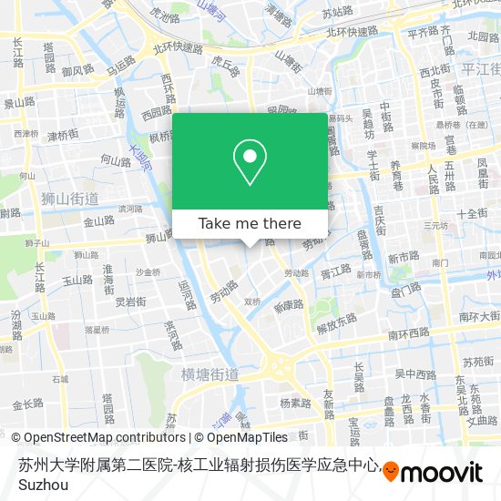 苏州大学附属第二医院-核工业辐射损伤医学应急中心 map