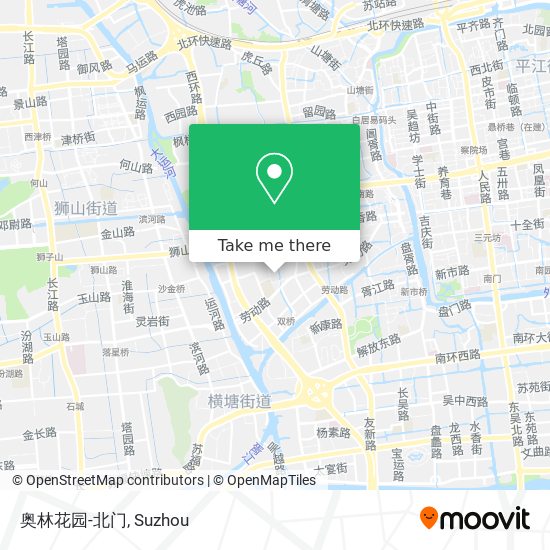 奥林花园-北门 map