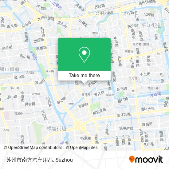 苏州市南方汽车用品 map