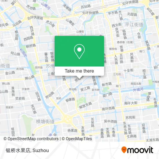 银桥水果店 map