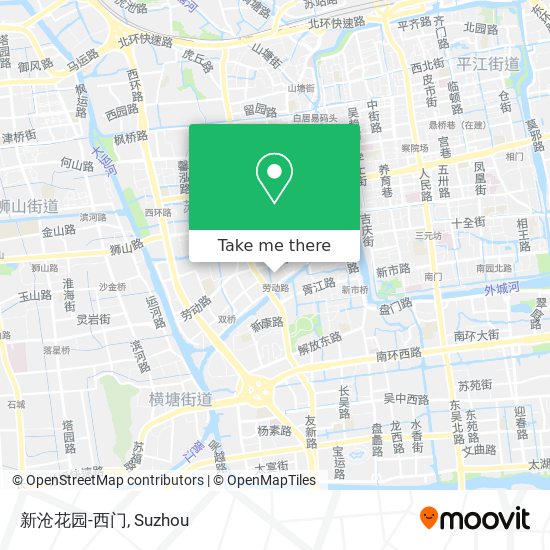 新沧花园-西门 map