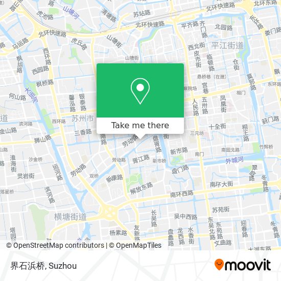 界石浜桥 map