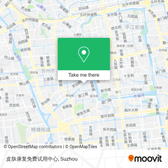 皮肤康复免费试用中心 map