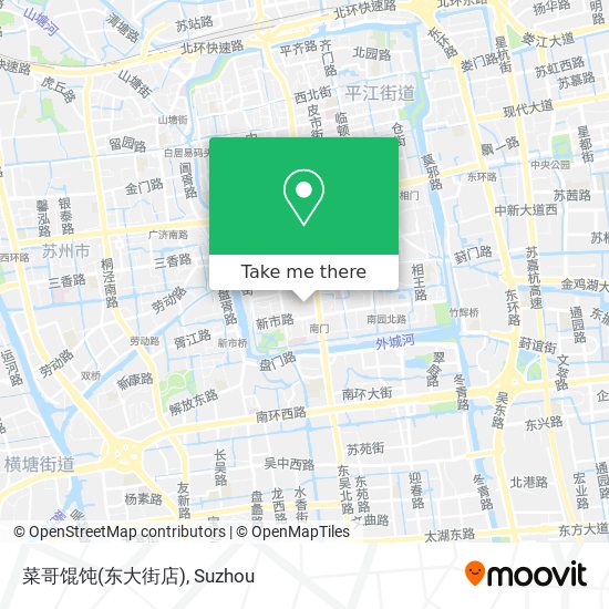 菜哥馄饨(东大街店) map