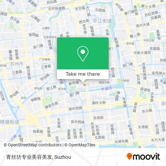 青丝坊专业美容美发 map