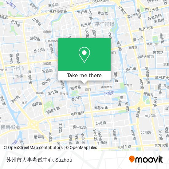 苏州市人事考试中心 map