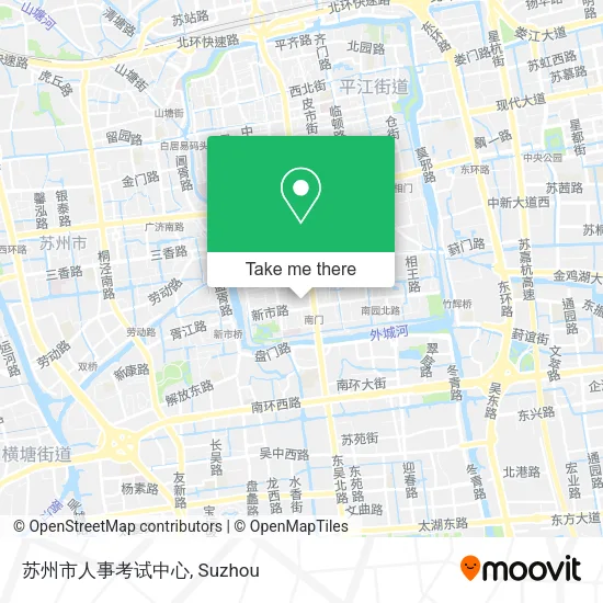 苏州市人事考试中心 map