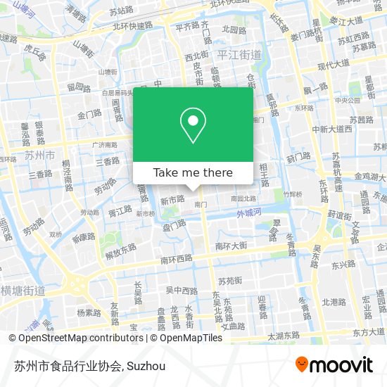 苏州市食品行业协会 map