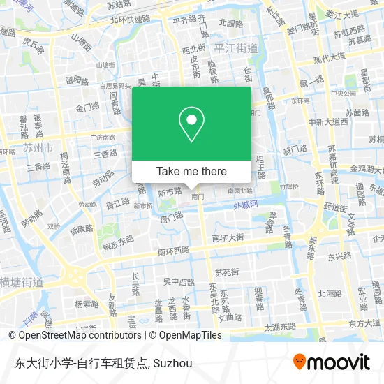 东大街小学-自行车租赁点 map