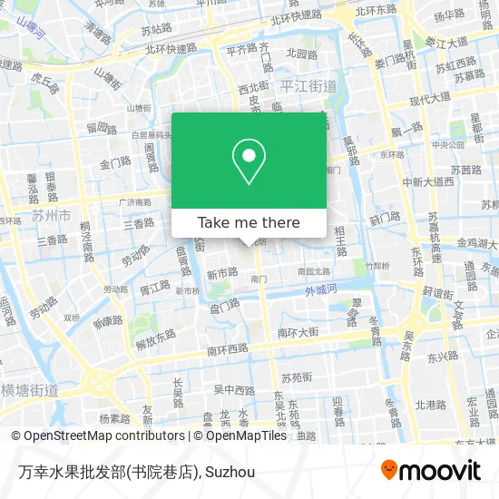 万幸水果批发部(书院巷店) map