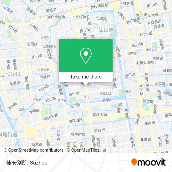 佳安别院 map
