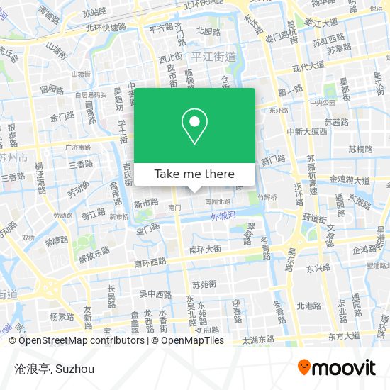 沧浪亭 map