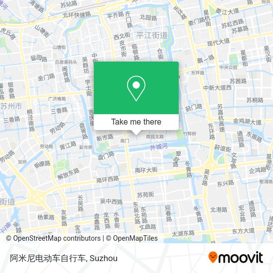 阿米尼电动车自行车 map