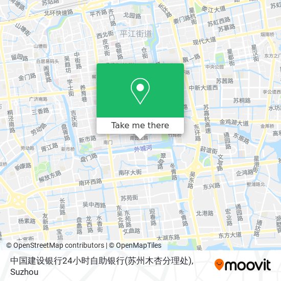 中国建设银行24小时自助银行(苏州木杏分理处) map