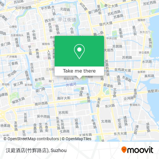 汉庭酒店(竹辉路店) map