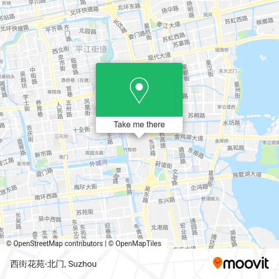 西街花苑-北门 map