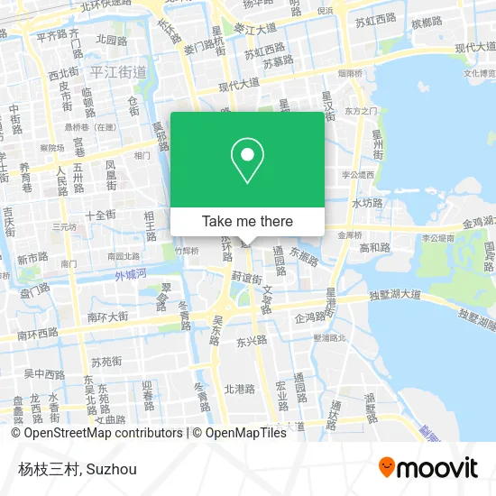 杨枝三村 map