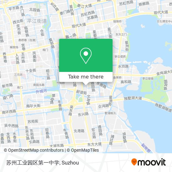 苏州工业园区第一中学 map
