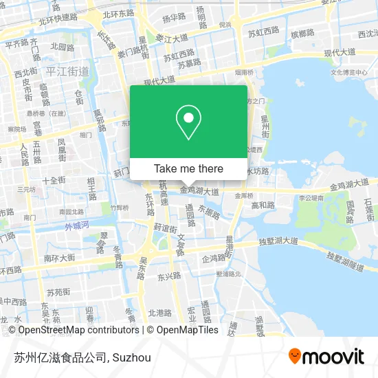 苏州亿滋食品公司 map