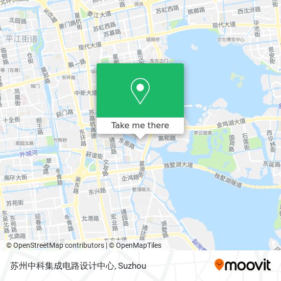 苏州中科集成电路设计中心 map