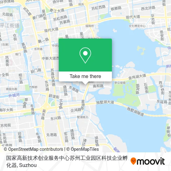 国家高新技术创业服务中心苏州工业园区科技企业孵化器 map