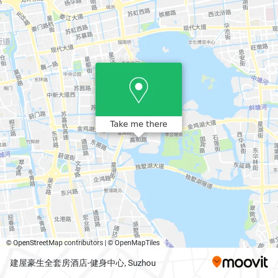 建屋豪生全套房酒店-健身中心 map