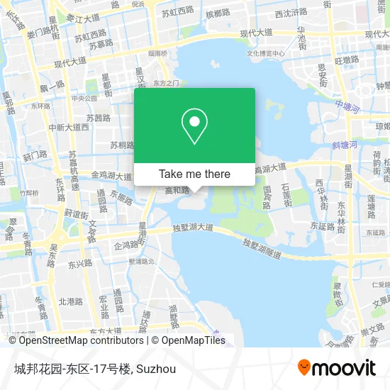 城邦花园-东区-17号楼 map