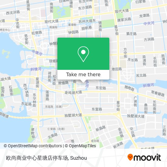 欧尚商业中心星塘店停车场 map