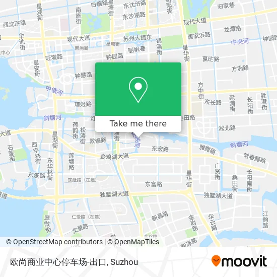 欧尚商业中心停车场-出口 map