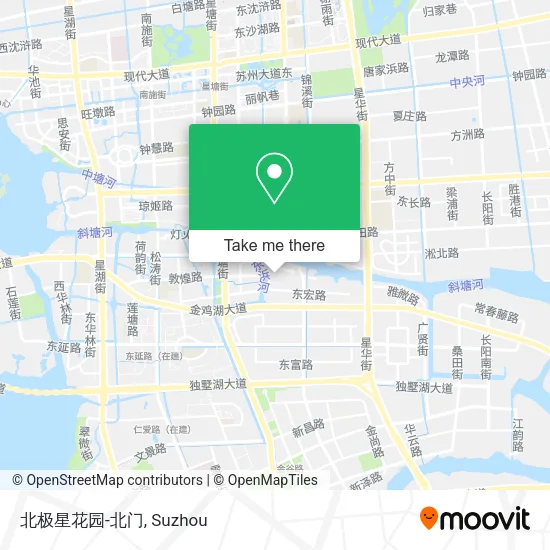 北极星花园-北门 map